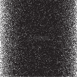 黑色波点装饰图片_噪波纹理单色风格的破洞渐变效果