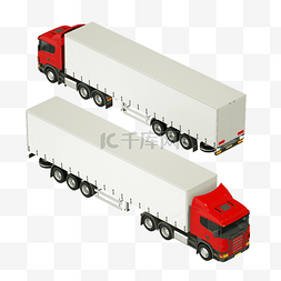 货车货车图片_仿真装载运载卡车货车车辆