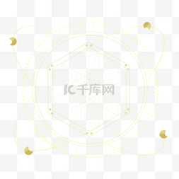 塔罗牌六边形星体