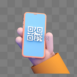一只手玩手机图片_3d手手机购物扫码支付