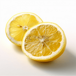 切开柠檬的图片_一颗切开的柠檬水果