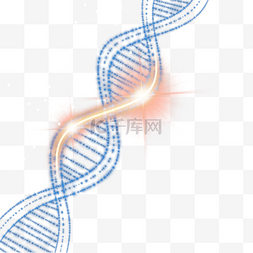 抽象螺旋图片_dna分子结构抽象双色光影螺旋