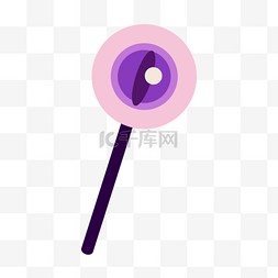 甜甜的糖图片_糖果食物甜点紫色甜品