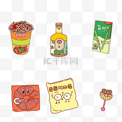 包装糖图片_韩国零食包装零食贴纸套图