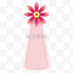 韩国红色花朵图片_红色花朵粉色剪纸韩国传统边框花