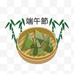 竹子端午节粽叶粽子