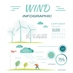 插图大风车图片_风力信息图风车气象风切变风力信