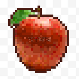 好吃苹果卡通图片_像素游戏水果好吃的苹果