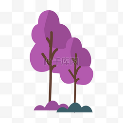 紫树景观图片创意绘画