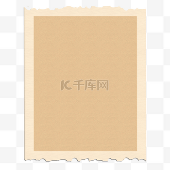 双色平面纸张复古撕纸手账本