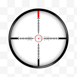 fps十字准星图片_分划板十字准线红色准星