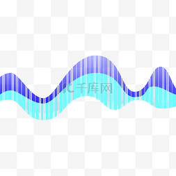 赛博朋克霓虹音量波浪数据分析