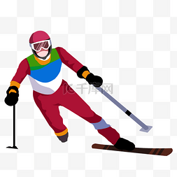 冬运动图片_冬残奥冬奥会奥运会比赛项目滑雪