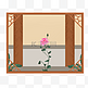 中式窗户花束