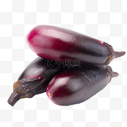 紫红色雏菊图片_新鲜蔬菜茄子