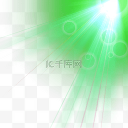绿光眩光光效绿色抽象