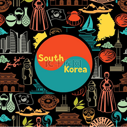 共和国背景图片_韩国背景设计。