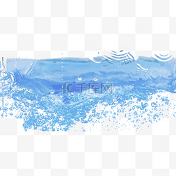 蓝色水面图片_水花蓝色水面涟漪