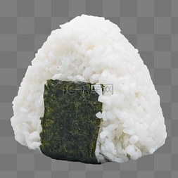 海苔紫米饭团图片_海苔饭团