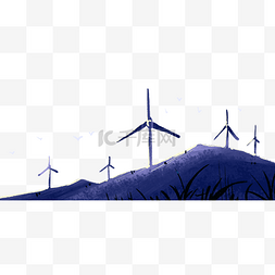 风力发电场景