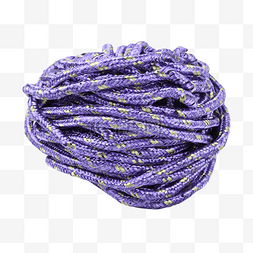 纺织材料绳子紫色特写