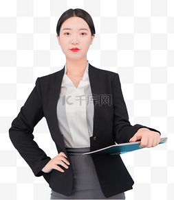衬衣女图片_商务女职员办公室电脑