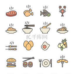 易贝logo图片_食物图标标志LOGO贴纸icon