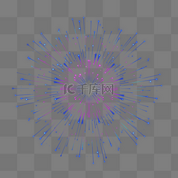 科技爆炸放射中心发散线条粒子