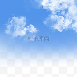 vr天空素材图片_蓝色天空白云云朵