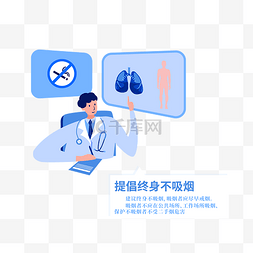 提倡终身不吸烟