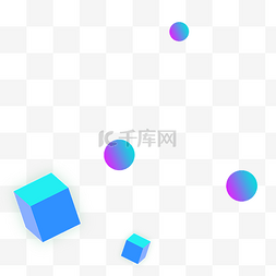 立体方框方框图片_电商科技立体方框球体