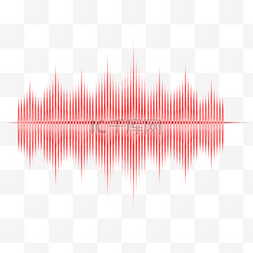 纹理波浪海浪图片_抽象的红光效果电子波音乐矢量背