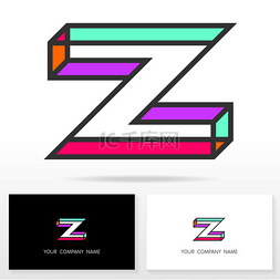 Letter Z logo icon design template elements -