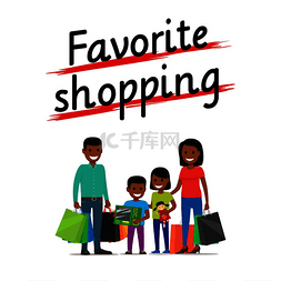 家庭休闲生活图片_白色最喜欢的家庭购物过程图标。