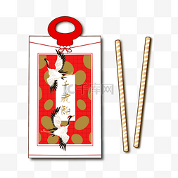千岁糖日本传统节日七五三节祈福