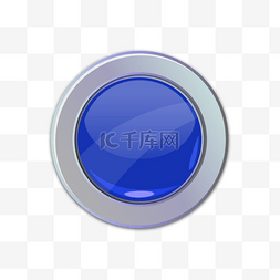 蓝色北欧地毯图片_蓝色圆圈按钮