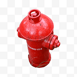 红色摄影图金属消防栓