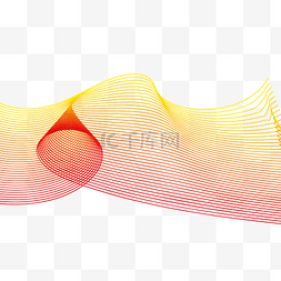 创意科技感幻彩线条