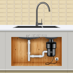 厨房水槽图片_厨房水槽食物垃圾处理器
