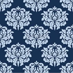 蓝色锦缎图片_用于织物、纺织品或墙纸背景设计