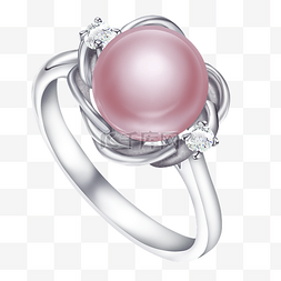 珍珠粉面膜图片_白金珍珠戒指
