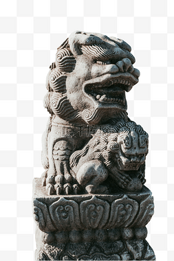狮子石像，石像图片_红色旅游卢沟桥的狮子