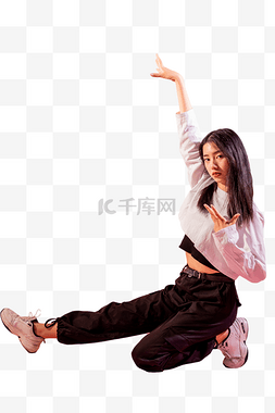 这就是街舞海报图片_爵士街舞青年女生跳舞技巧动作