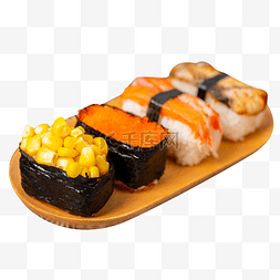 蟹棒寿司图片_日式料理寿司
