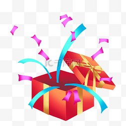 礼物，惊喜，盒子图片_打开礼物礼物盒