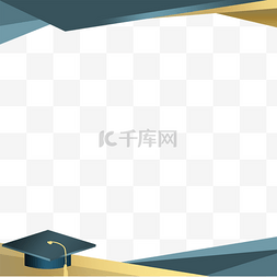 学校边框素材图片_一个教育机构的毕业证书边框