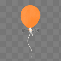 气球橙色图片_橙色气球