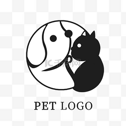 宠物猫logo图片_简约宠物爱宠logo标志头像