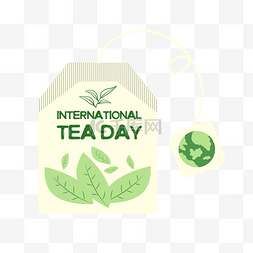 绿色茶包茶叶国际茶日