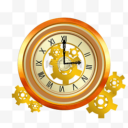 机械时钟图片_时钟钟表齿轮表